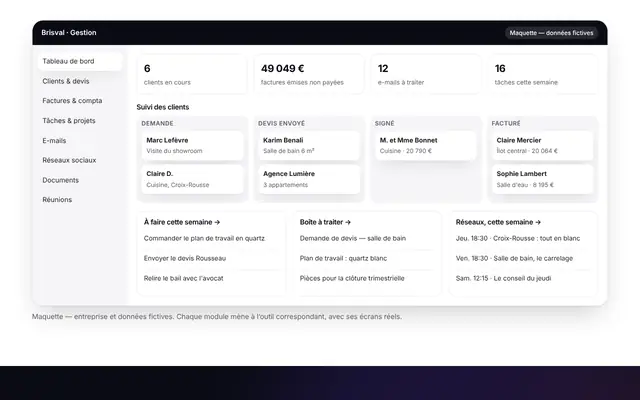 Capture de Gestion & CRM